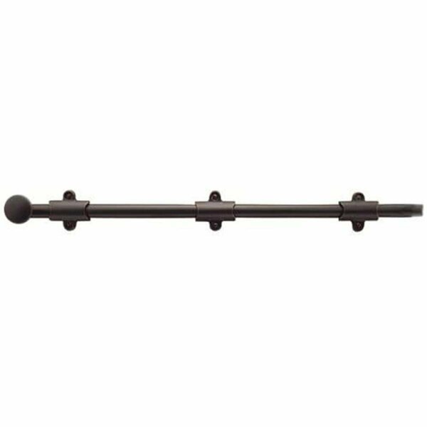 Patioplus 18 in. Surface Bolt with 3 Strikes, Satin Nickel PA2005067